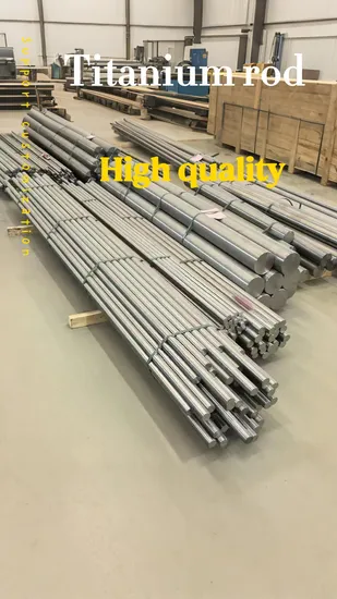 Gr5 Gr7 Gr9 and Titanium Alloy Titanium Bars with Diameter 2-200mm